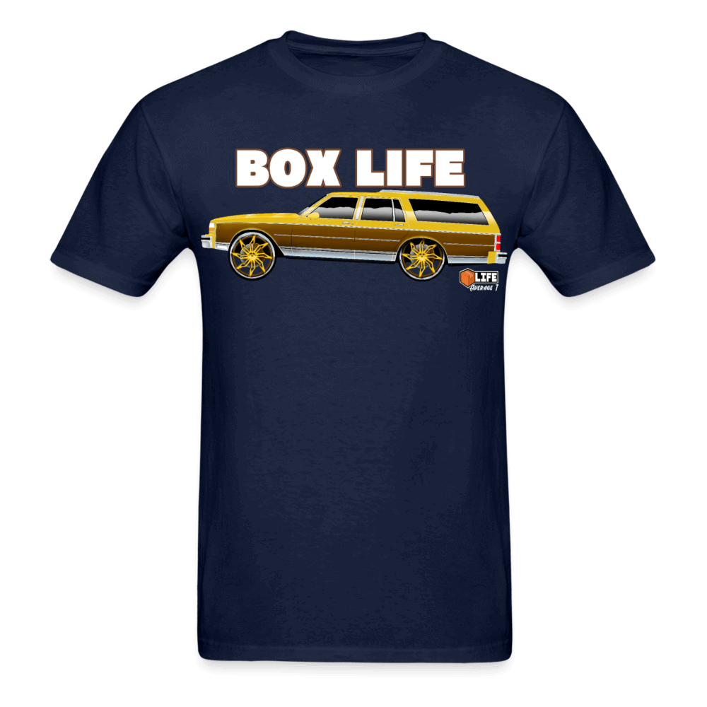 Box Chevy Life Station Wagon T-Shirt - AverageTApparel-