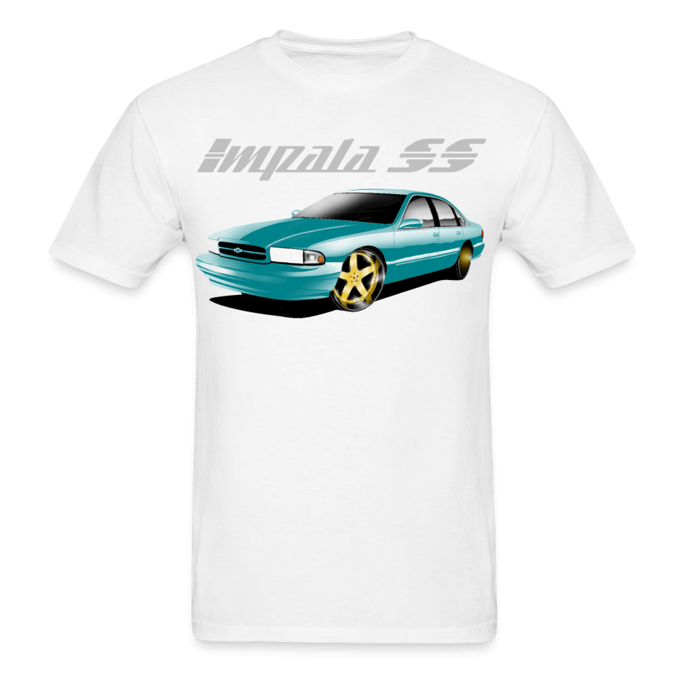 Impala SS Green Gold Wheel T-Shirt - AverageTApparel-