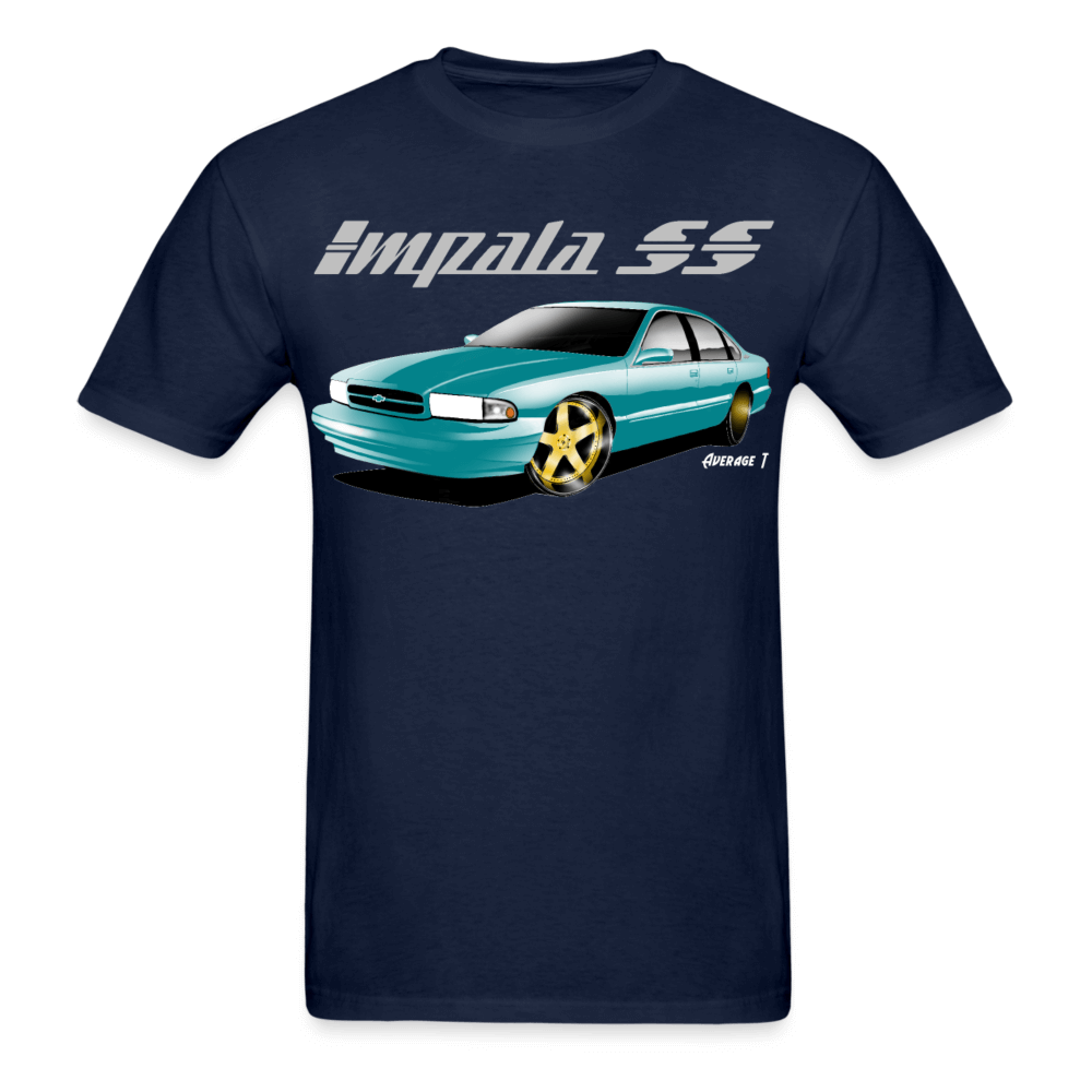 Impala SS Green Gold Wheel T-Shirt - AverageTApparel-