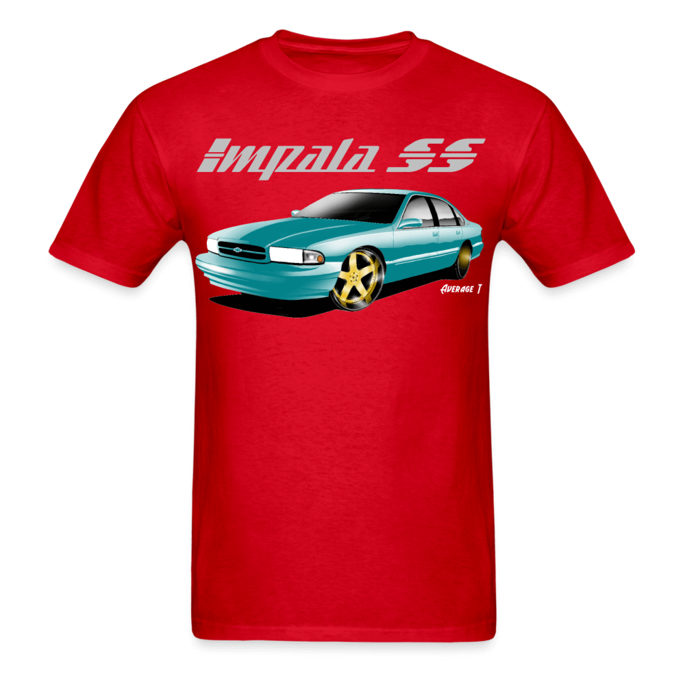 Impala SS Green Gold Wheel T-Shirt - AverageTApparel-