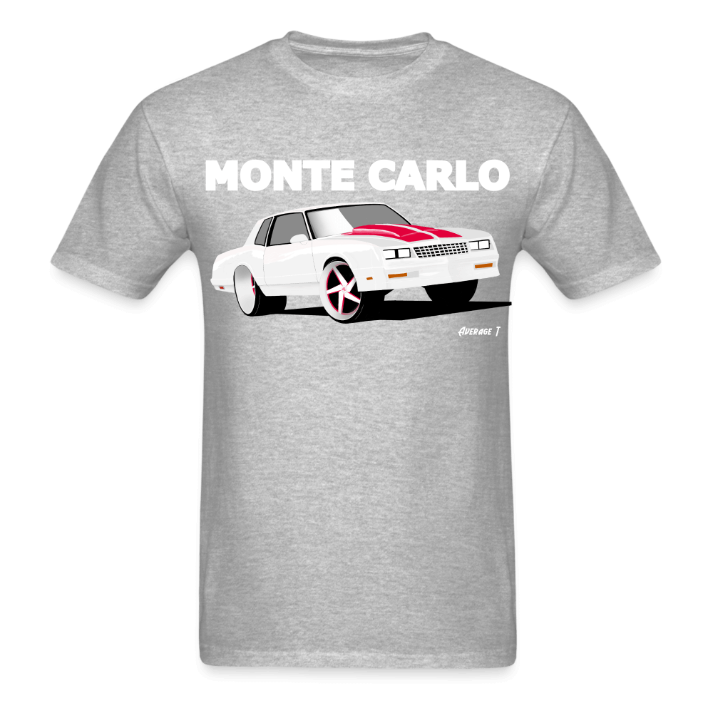 Monte Carlo SS White T-Shirt - AverageTApparel-