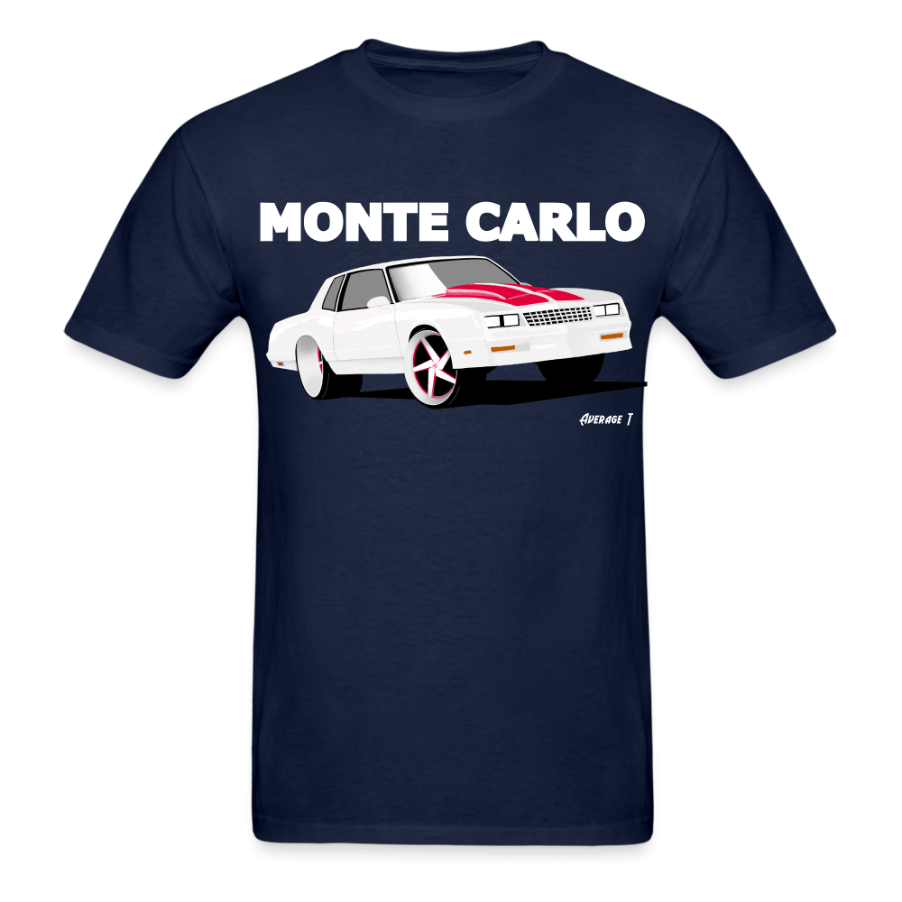 Monte Carlo SS White T-Shirt - AverageTApparel-