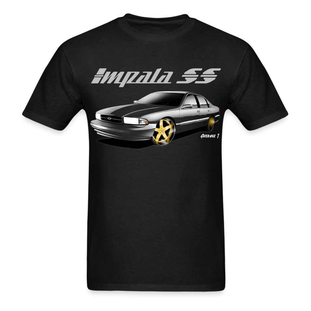 Impala SS Colored Gold Wheel T-Shirt, T shirt, shirt - AverageTApparel-