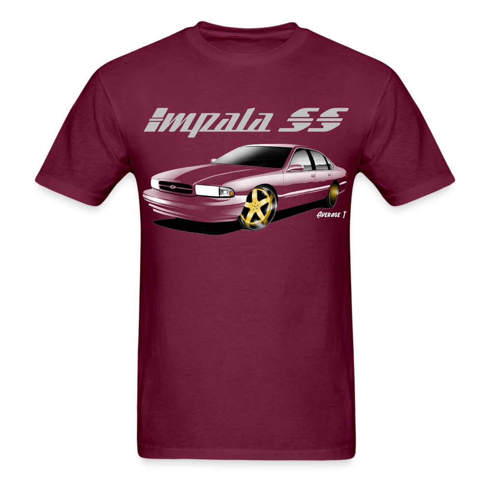 Impala SS Colored Gold Wheel T-Shirt, T shirt, shirt - AverageTApparel-