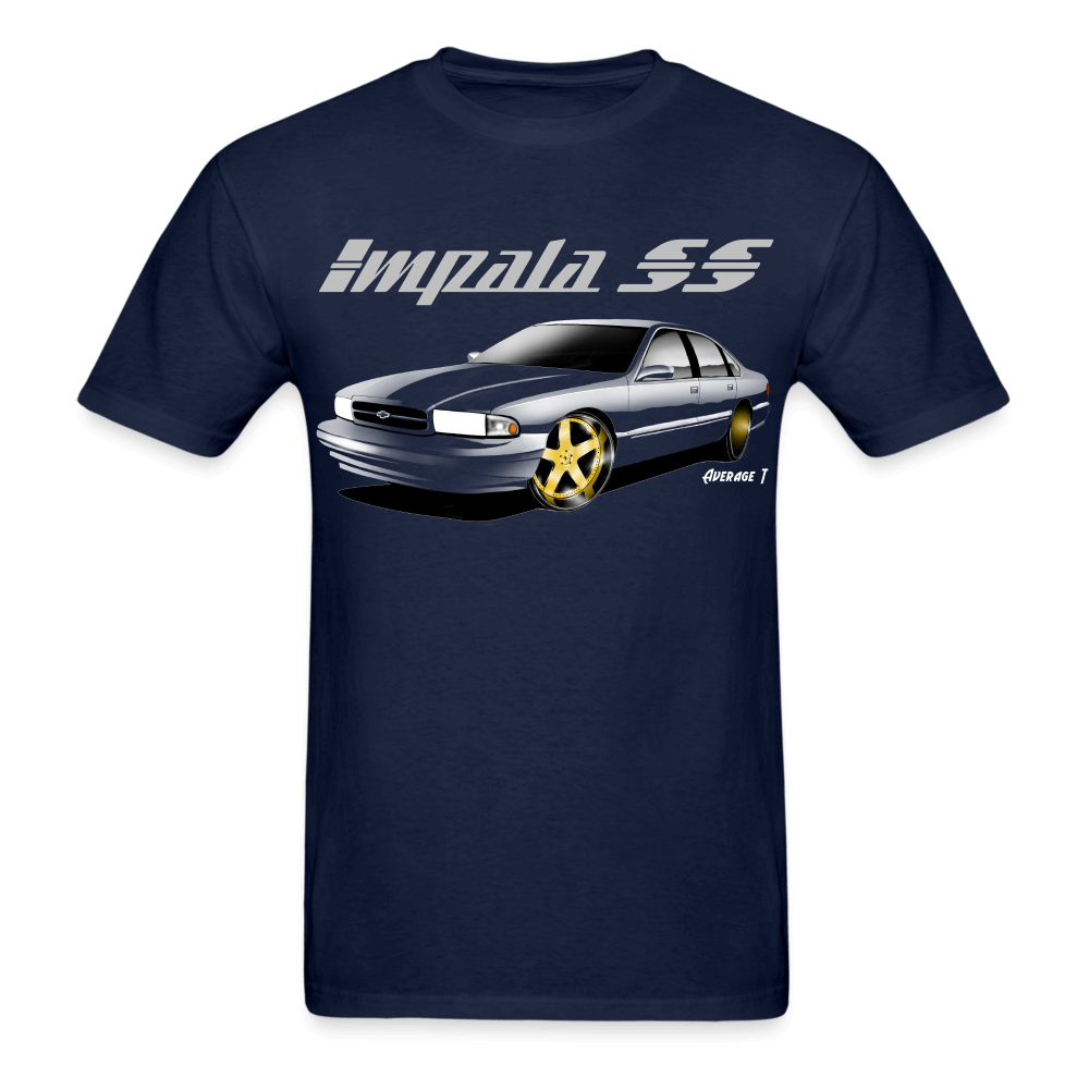 Impala SS Colored Gold Wheel T-Shirt, T shirt, shirt - AverageTApparel-