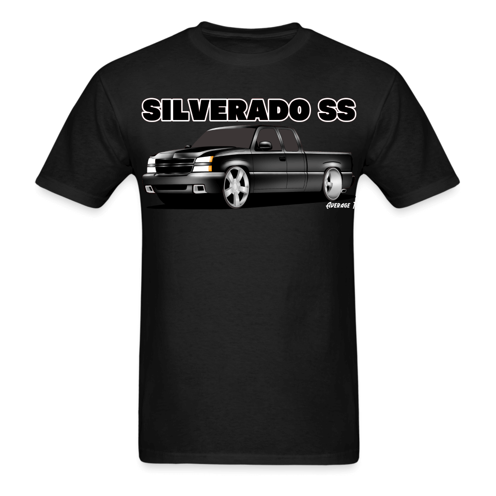 Silverado SS Black T-Shirt - AverageTApparel-