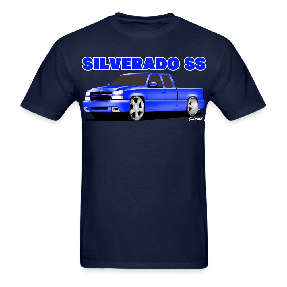 Silverado SS Blue T-Shirt - AverageTApparel-