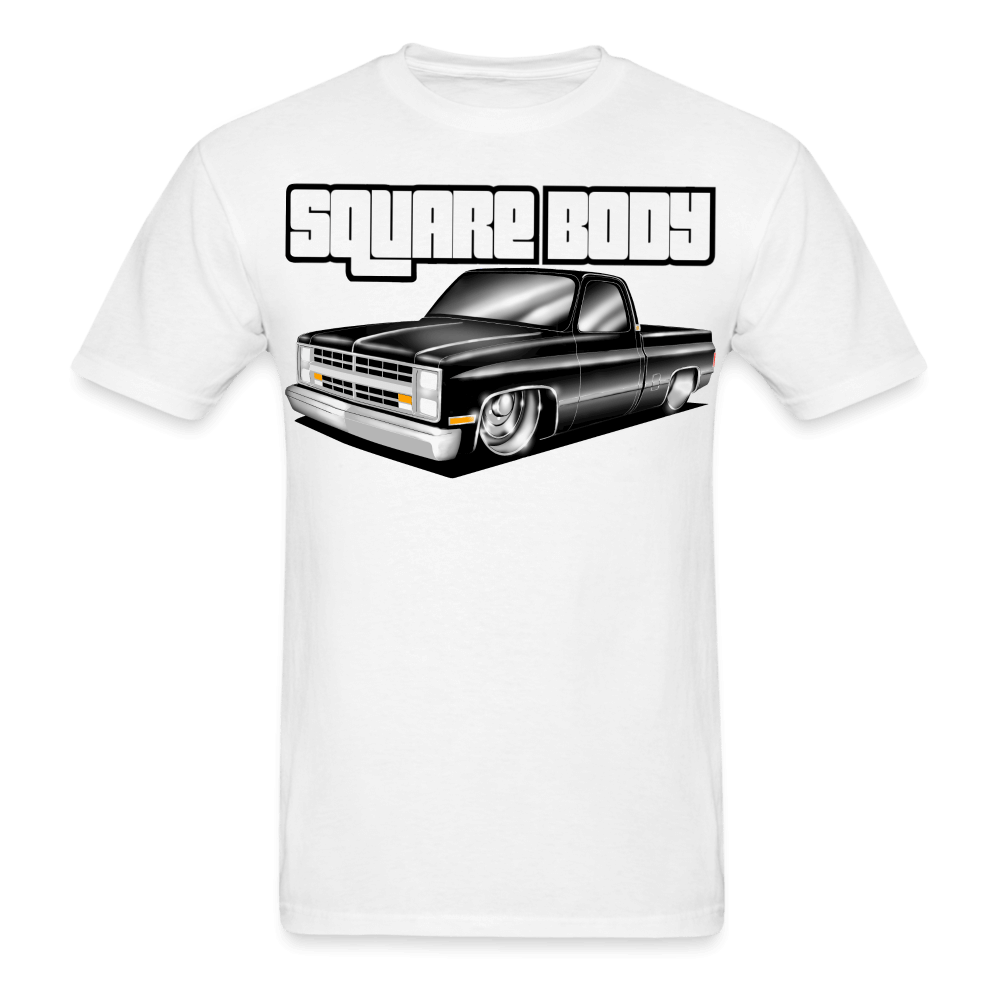 Square Body C10 Black T-Shirt - AverageTApparel-