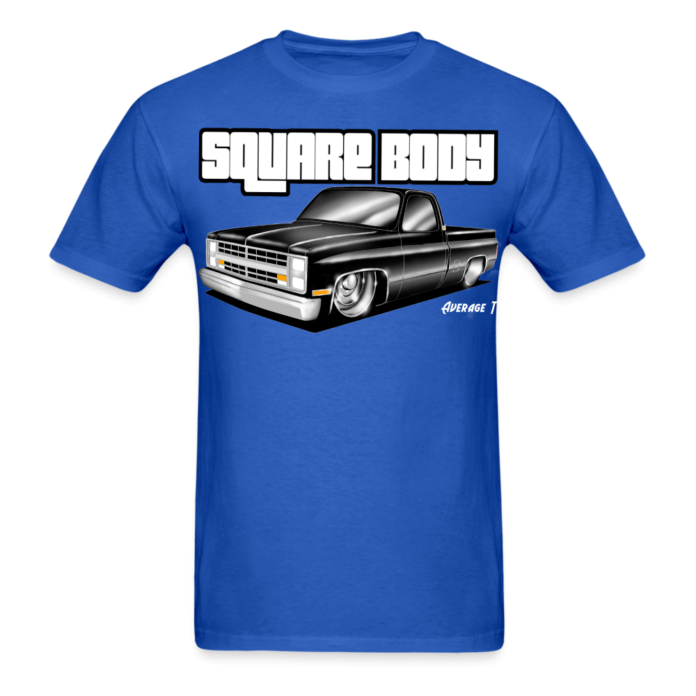 Square Body C10 Black T-Shirt - AverageTApparel-