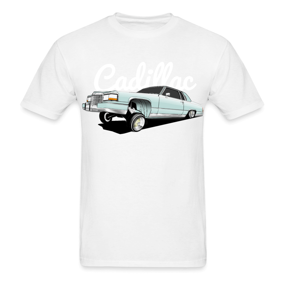 Cadillac Lowrider Grey/Green T-Shirt - AverageTApparel-