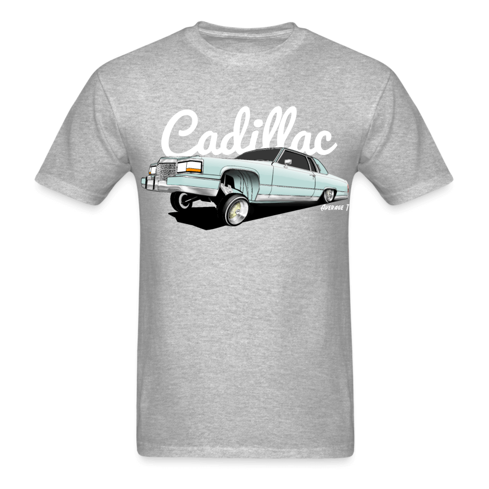 Cadillac Lowrider Grey/Green T-Shirt - AverageTApparel-