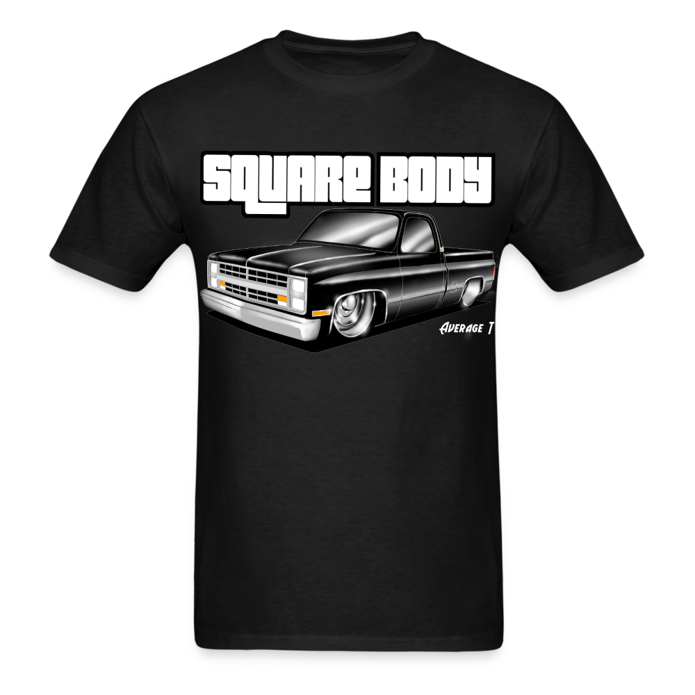 Black Squarebody T-Shirt - AverageTApparel-