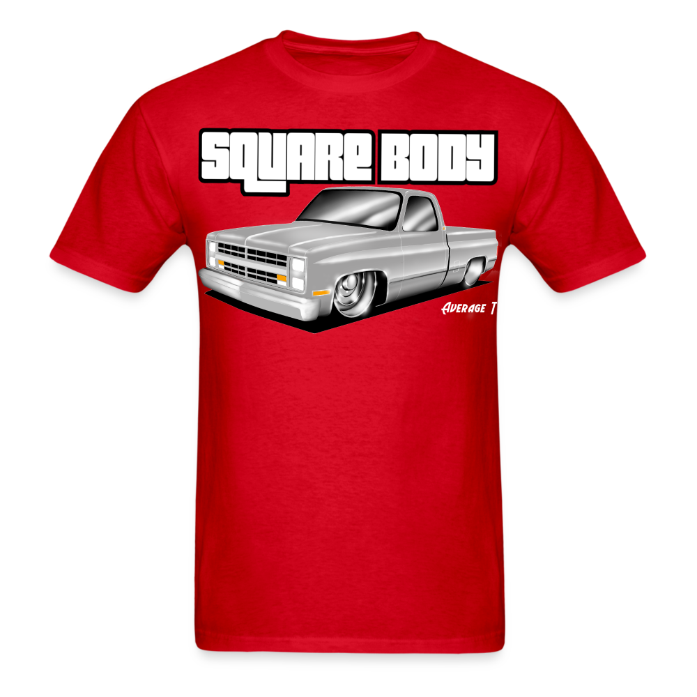 C10 Squarebody Grey Chevy T-Shirt - AverageTApparel-