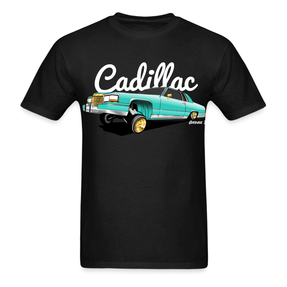 Cadillac Coupe Deville Lowrider Teal T-Shirt - AverageTApparel-