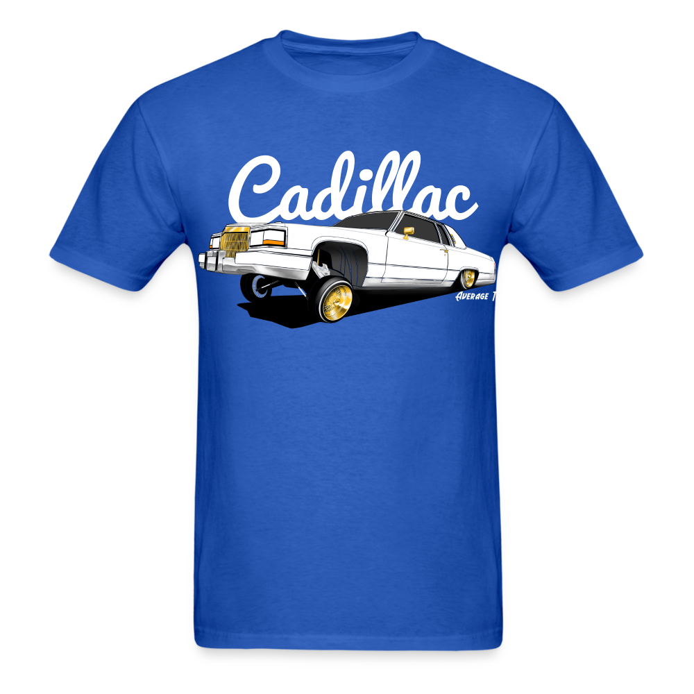 Cadillac Coupe Deville Lowrider White T-Shirt - AverageTApparel-