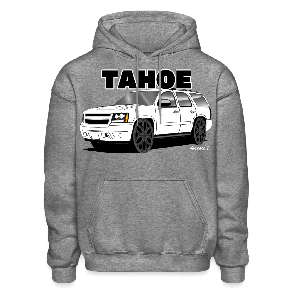 07 Chevy Tahoe White Hoodie - graphite heather
