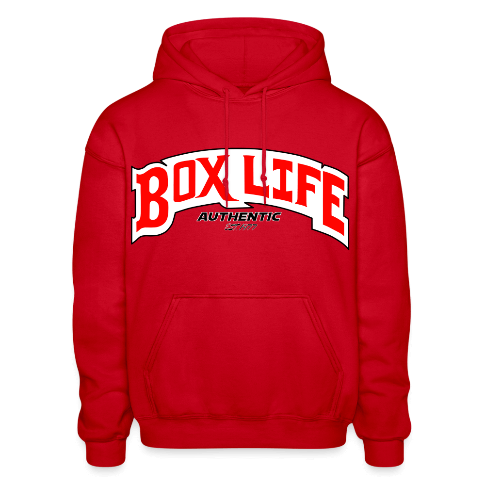 Box Chevy Life Authentic Hoodie - red