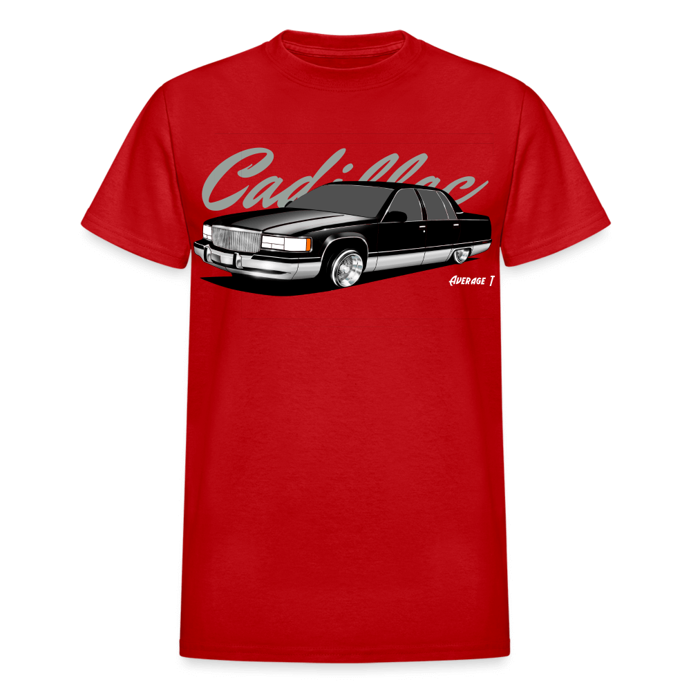 1996 Cadillac Fleetwood Lowrider T-Shirt - red