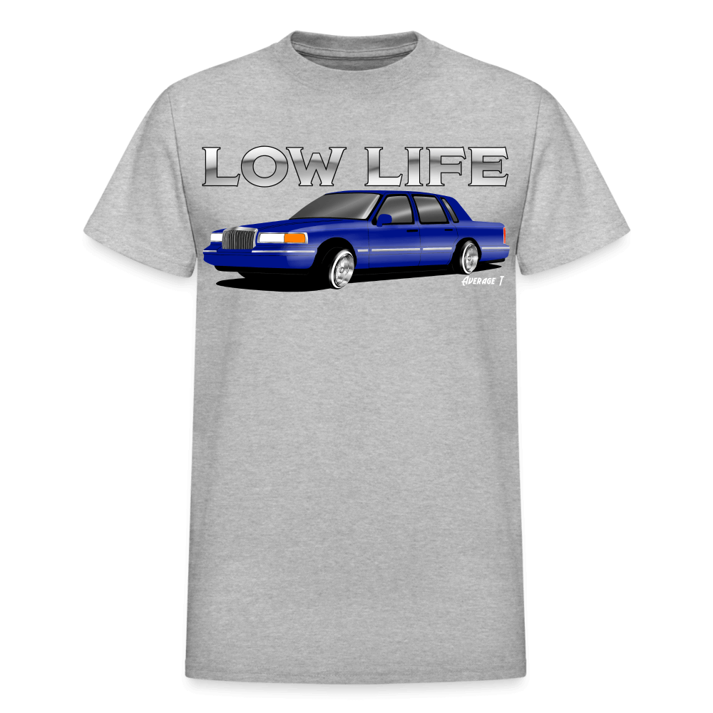 1995 Lincoln Towncar Lowrider T-Shirt - heather gray