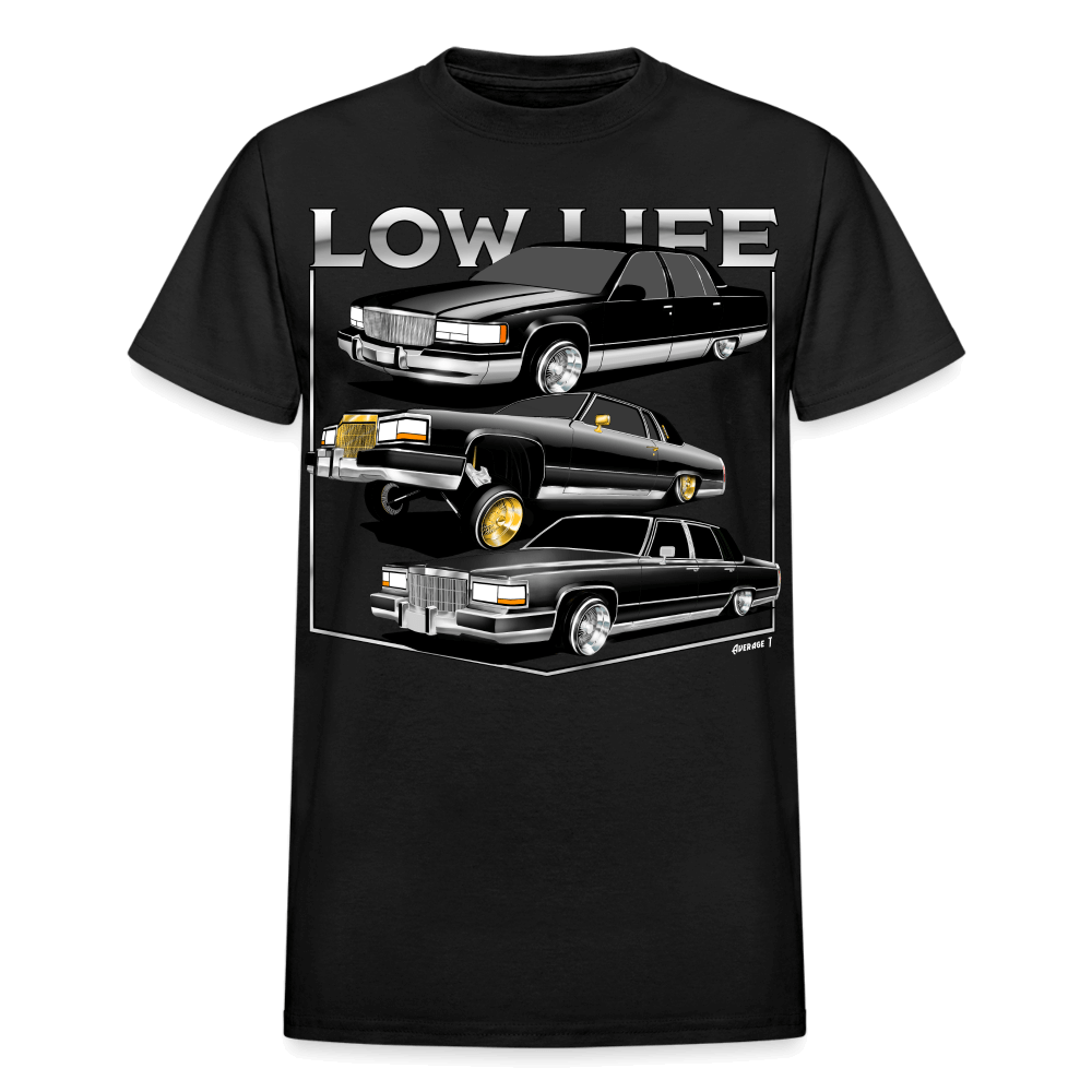 Low Life Cadillac Lowrider T-Shirt - black