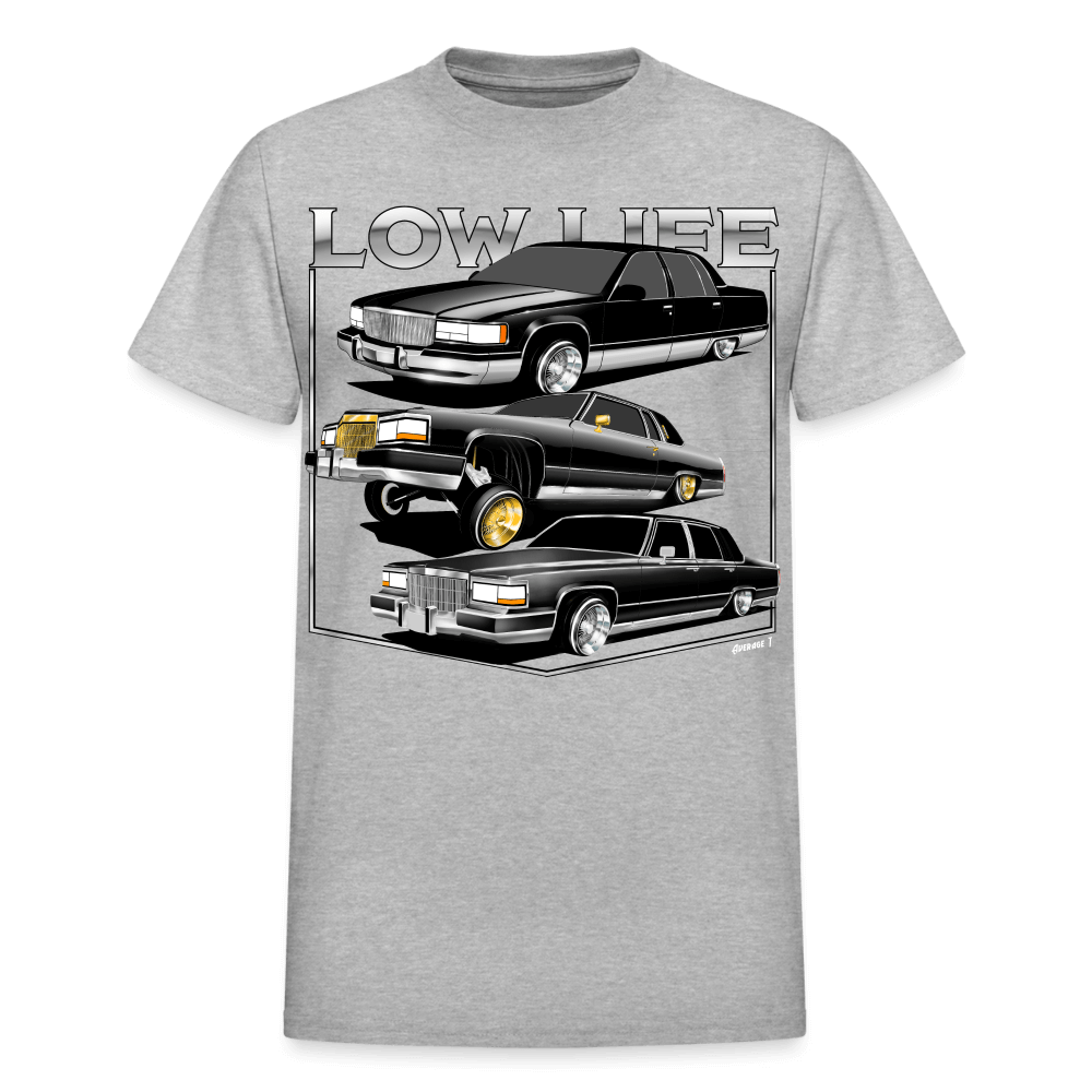 Low Life Cadillac Lowrider T-Shirt - heather gray