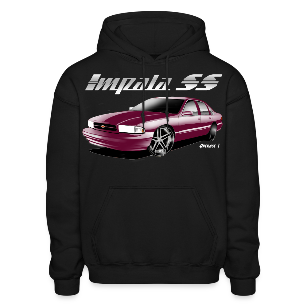 Impala SS Burgandy Hoodie - black