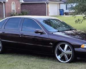 1996 Impala SS on 24s
