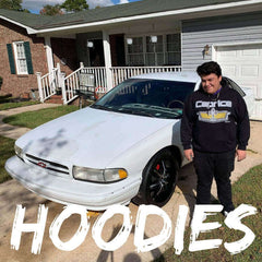 Man standing in front of a Bubble Caprice Classic 