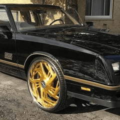 1987 Monte Carlo SS on gold 24in Savini wheels