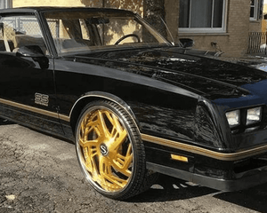 1987 Monte Carlo SS on gold 24in Savini wheels