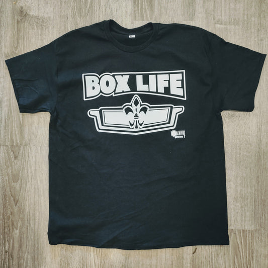 Box Life White Emblem T-shirt
