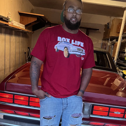 Box Chevy Life Grey Landau T-Shirt, Box Chevy, Chevy, Chevrolet, shirt, t shirt, tshirt