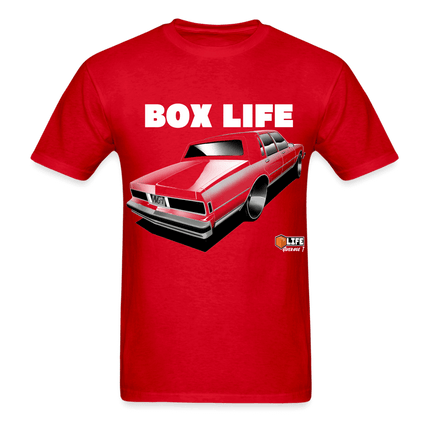 Box Chevy Life LS Brougham T-Shirt - AverageTApparel-