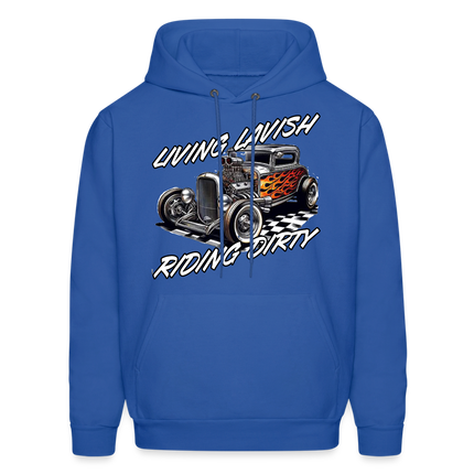 Living Lavish Hoodie - royal blue
