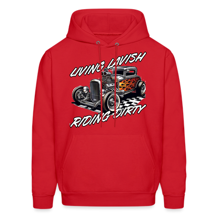 Living Lavish Hoodie - red