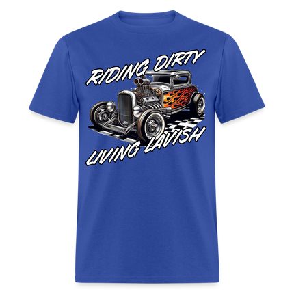 Living Lavish T-Shirt - royal blue