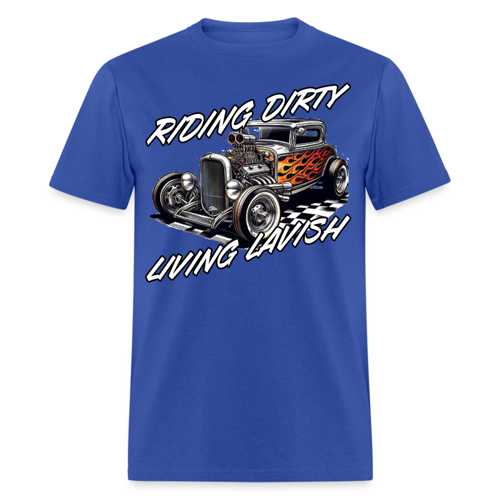 Living Lavish T-Shirt - royal blue