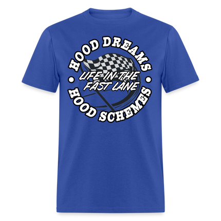 Hood Dreams T-Shirt - royal blue