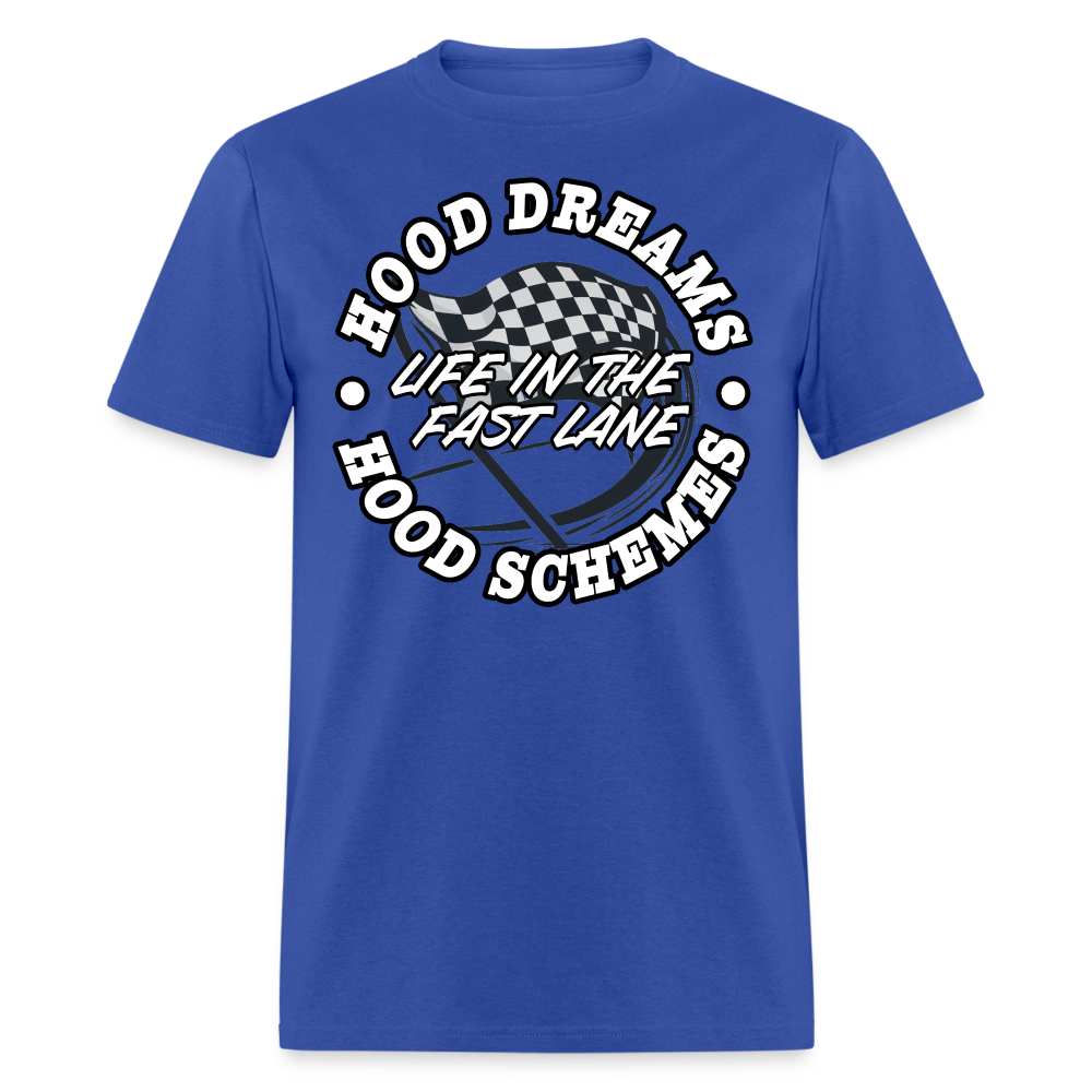 Hood Dreams T-Shirt - royal blue