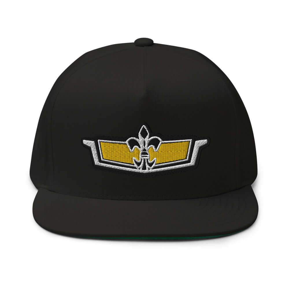 Caprice Logo Flat Bill Hat - AverageTApparel-