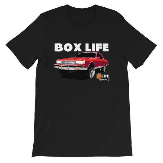 Box Chevy Life Lowrider Short-Sleeve caprice T-Shirt - AverageTApparel-