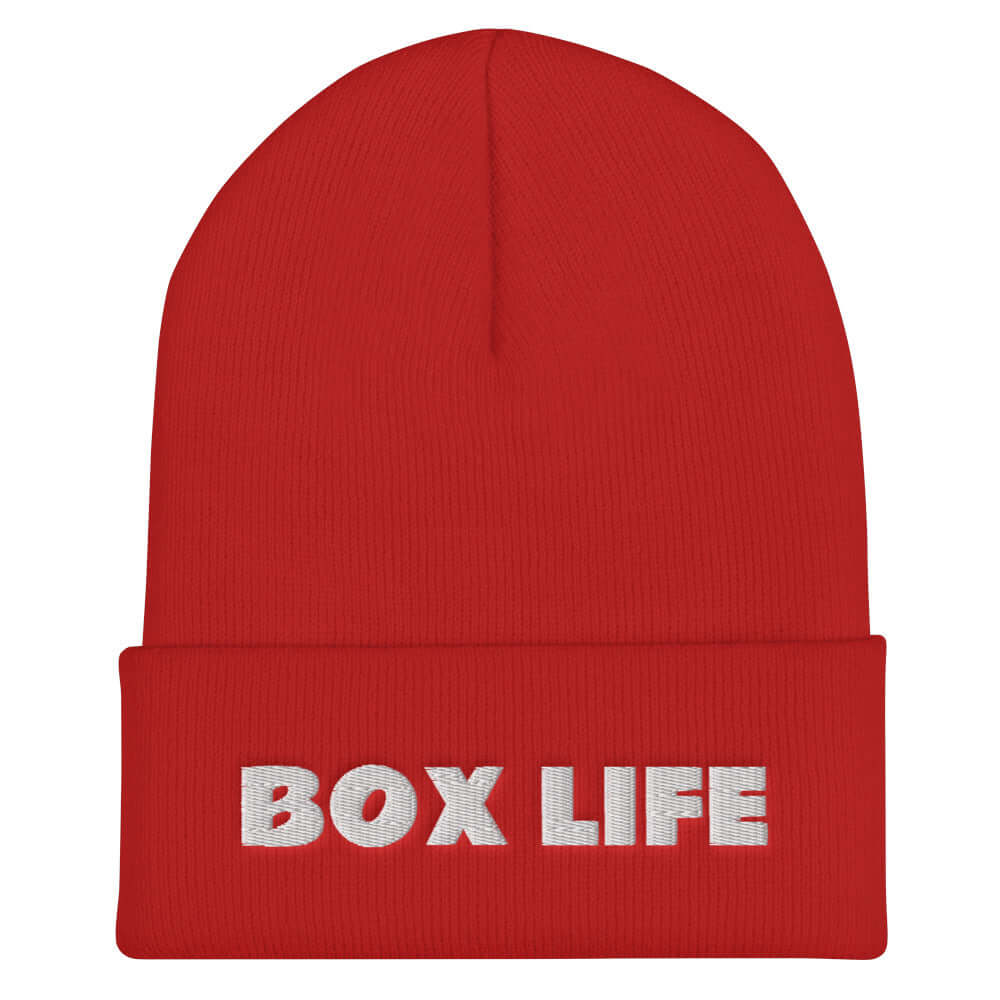 Box Chevy Life caprice Cuffed Beanie - AverageTApparel-