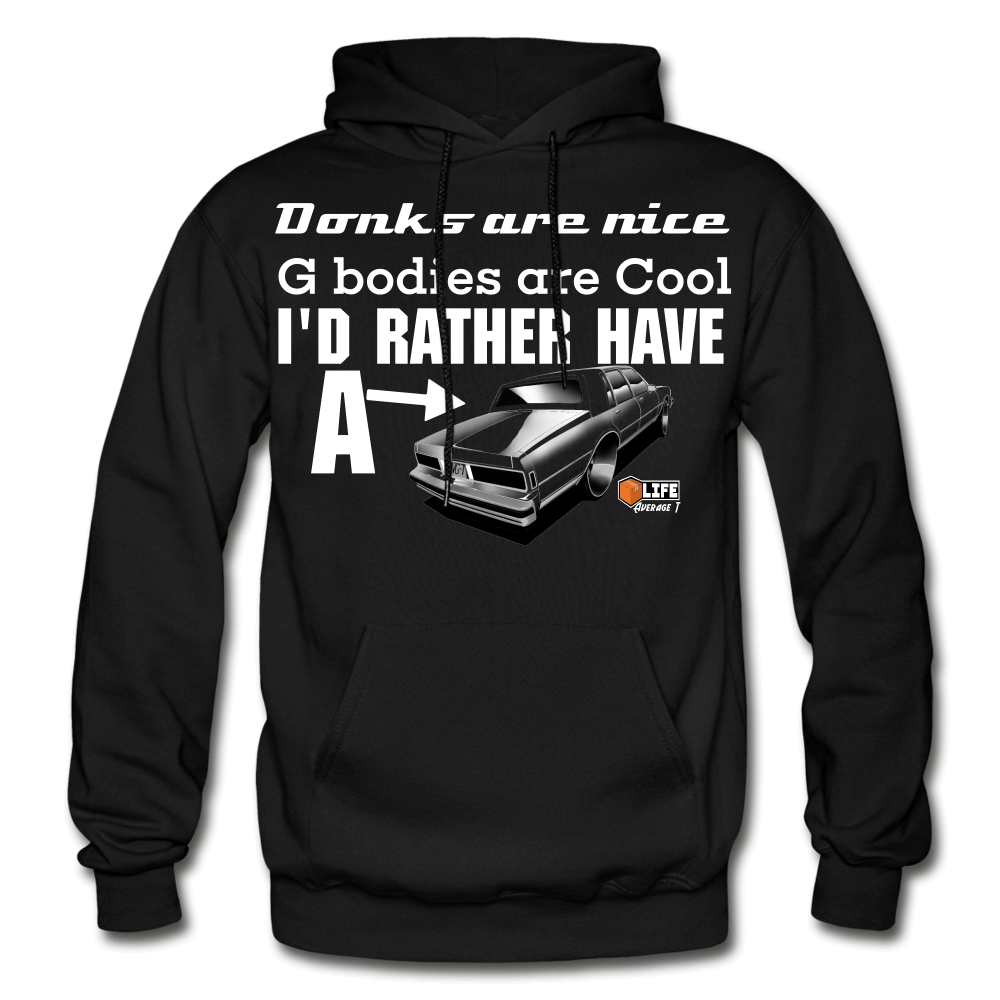 I'D Rather Have A Box Chevy caprice Adult Hoodie - AverageTApparel-