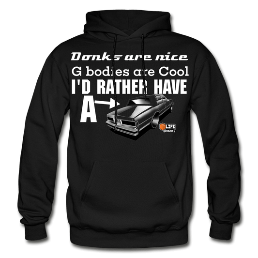 I'D Rather Have A Box Chevy caprice Adult Hoodie - AverageTApparel-