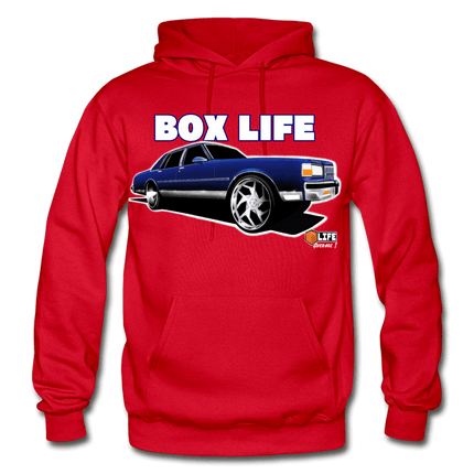 Box Chevy Life Brougham Full Head caprice Hoodie - AverageTApparel-