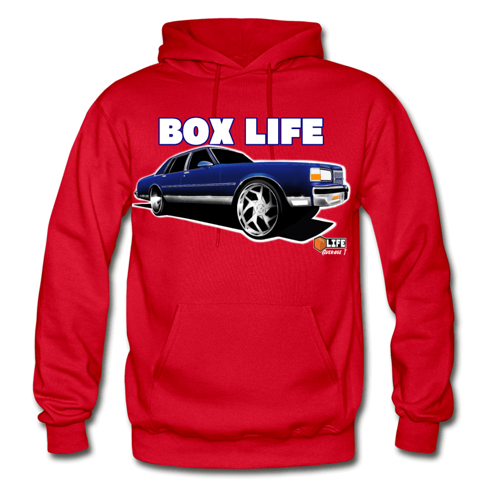 Box Chevy Life Brougham Full Head caprice Hoodie - AverageTApparel-