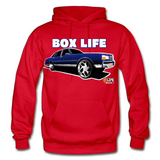 Box Chevy Life Brougham Full Head caprice Hoodie - AverageTApparel-