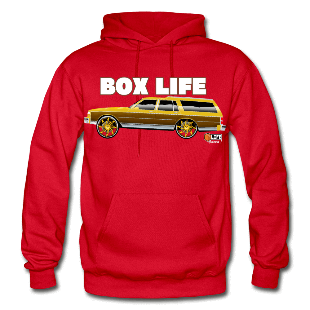 Box Chevy Life Longroof Station Wagon caprice Hoodie - AverageTApparel-