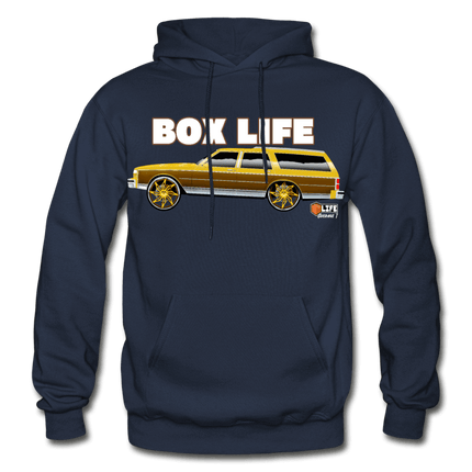 Box Chevy Life Longroof Station Wagon caprice Hoodie - AverageTApparel-