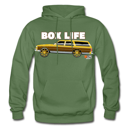 Box Chevy Life Longroof Station Wagon caprice Hoodie - AverageTApparel-